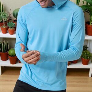 NWOT WILLIT (LG) LS Sun Protection Shirt With Hood Rashguard Sun Protection